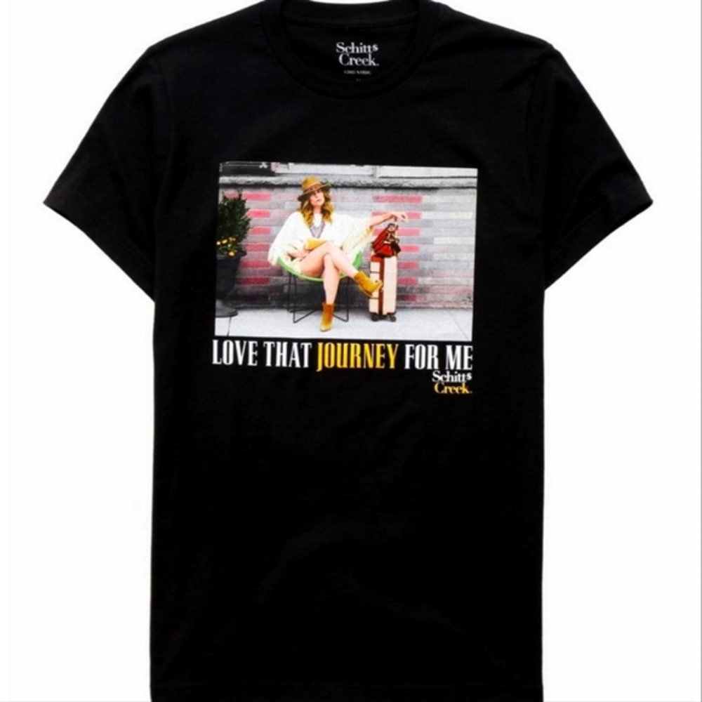NWT Schitt's Creek Alexis Love That Journey Tee - Medium